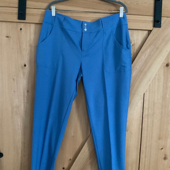 Jofit Everyday Pants, size 10, inseam 28” Carribean blue color, like new - Picture 1 of 5